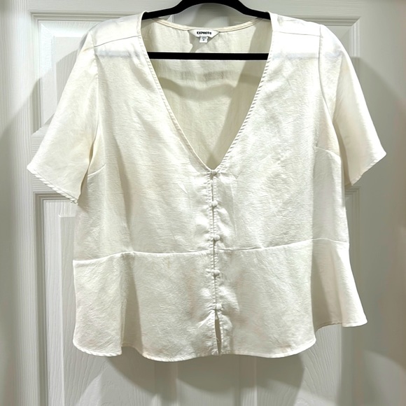Express Tops - White Express Blouse